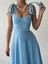 Tiyenna Midi Elbise S-Bebe Mavi̇si̇ 5