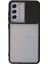 Samsung Galaxy S21 Fe Kılıf Palm Buzlu Kamera Sürgülü Silikon - Siyah - ALVN4062-7681 1