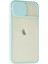 iPhone 12 Kılıf Palm Buzlu Kamera Sürgülü Silikon - Turkuaz - ALVN1007-1084 2