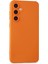 Samsung Galaxy S24 Kılıf Nano Içi Kadife Silikon - Turuncu - ALVN6365-9343 1