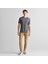 Erkek Lacivert Regular Fit Bisiklet Yaka Çizgili T-Shirt 3