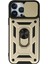 iPhone 13 Pro Max Kılıf Pars Lens Yüzüklü Silikon - Gold - ALVN8737-8581 1