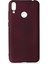 Huawei Honor 8c Kılıf First Silikon - Mürdüm - ALVN7200-8673 1