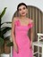 Matilda Gül Ip Askılı Elbise Pembe-S 1