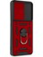 Xiaomi Mi 12T Pro Kılıf Pars Lens Yüzüklü Silikon - Kırmızı - ALVN8526-4125 2