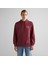 Erkek Bordo Regular Fit Kapüşonlu Logolu Sweatshirt 1