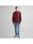 Erkek Bordo Regular Fit Kapüşonlu Logolu Sweatshirt 3