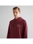 Erkek Bordo Regular Fit Kapüşonlu Logolu Sweatshirt 4