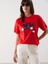 Yeni Sezon Bisiklet Yaka Mickey Mouse Baskili Kadin Tisort - S5NN40Z8 1