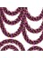 Mor Turuncu Renk 4 cm Genişlik Garland Çift Renk Sim Süs 180 cm (4767) - DRC9035-2469 1