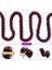 Mor Turuncu Renk 4 cm Genişlik Garland Çift Renk Sim Süs 180 cm (4767) - DRC9035-2469 2