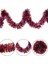 Mor Turuncu Renk 4 cm Genişlik Garland Çift Renk Sim Süs 180 cm (4767) - DRC9035-2469 3