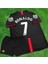 Moskova 2008 Şampiyonlar Ligi Ronaldo Çocuk Forması 4'lü Set (Black) 3