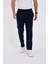 Unisex Üç Iplik Basic Eşofman Özel Tasarım Pantolon - Lacivert 1