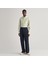 Erkek Yeşil Slim Fit Düğmeli Yaka Broadcloth Gömlek 2