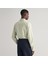 Erkek Yeşil Slim Fit Düğmeli Yaka Broadcloth Gömlek 3