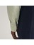 Erkek Yeşil Slim Fit Düğmeli Yaka Broadcloth Gömlek 6