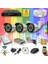 3 Kameralı Set - Gece Renkli Gösteren Hareket Algılayan 8 Warm Ledli 1080P Turbo HD Güvenlik Kamerası Seti 3908W-9004 1