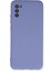 Samsung Galaxy A03S Kılıf Nano Içi Kadife Silikon - Lila - ALVN6200-5486 1