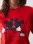 Yeni Sezon Bisiklet Yaka Mickey Mouse Baskili Kadin Tisort - S5NN40Z8 3