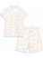 Gömlek Yaka Kız Çocuk Şortlu Pijama Takımı (S5) 1
