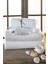 4'lü Set 2 Adet 50X90 (250GR/ADET) 2 Adet 70X140 (500GR/ADET) Çift Dikiş Otel Elyüz ve Banyo Havlusu 3