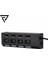 CA-4601 4 Port USB 2.0 Hub Anahtarlı Çoklayıcı 1