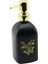 Cam Kare - Siyah Şişe--Sarı Kelebek-Çiçek Desen Sıvı Sabunluk 400ML Gold Plastik Pompa (5047) 1