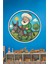 Dairesel Dede ve Sevimli Sıpa Okul Posteri Anaokulu Anasınıfı Kreş Çocuk Odası Duvar Sticker 4