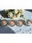 Mumluk- 4 Lu Borosılkat Cam Icerısınde Yuzen Mum-Gumus Renk 4