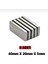 5 Adet 40MM x 20MM x 5mm Köşeli Süper Güçlü Neodyum Mıknatıs 1