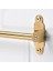 Gold Mutfak Rayı 60 cm Meridyendukkan Pirinç Mutfak Askılığı Metal Ray 2