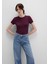 Bordo Basic Tişört 1613081-70434 3