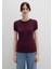 Bordo Basic Tişört 1613081-70434 4