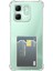 Caseworld Infinix Hot 50I Kapak ile Uyumlu Kamera Korumalı Kartlıklı Darbe Emici Özellikli Şeffaf Silikon Kılıf 1