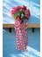 Saksıda Yapay Sarkan Bitki Ortanca 6 Dal 60 cm Pembe 1