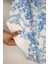 Fransız Stili Toile De Jouy Desenli Dikişsiz Lazer Kesim Runner - 48X132CM 3