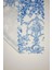 Fransız Stili Toile De Jouy Desenli Dikişsiz Lazer Kesim Runner - 48X132CM 4