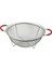 22CM Tel Sepet Metal Süzgeç Silikon Kılıflı Kulp Metal Çerçeve - Ayak (5047) 1
