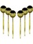 6 Pcs Gold Yemek Kaşık Seti (5047) 1