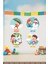 Mevsimler 4 Mevsim Çocuklar Okul Posteri Anaokulu Anasınıfı Kreş Çocuk Odası Duvar Sticker 1