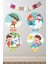 Mevsimler 4 Mevsim Çocuklar Okul Posteri Anaokulu Anasınıfı Kreş Çocuk Odası Duvar Sticker 2
