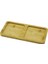 2 Bölmeli Dikdörtgen Ahşap Bambu Yağdanlık Altlık Mini Tepsi 20X10X0.8CM (5047) 1