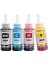 T664 (664) 4 Renk Muadil Mürekkep Seti (70ML) Epson Ecotank L380,L382,L385,L386,L455,L480 Yazıcı Uyumlu 1