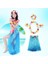 Luau Aloha Hawaii Partisi Etek Taç ve Bileklik Seti Mavi GO50603230350 2
