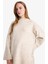 Loose Fit Bisiklet Yaka Triko Tunik F3242AX25WN 4