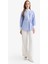 Regular Fit Gömlek Yaka Çizgili Poplin Uzun Kollu Tunik F9174AX25AU 2