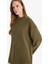 Loose Fit Bisiklet Yaka Triko Tunik F3242AX25WN 4