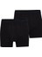 Erkek Boxer 2'li Paket Loose Fit 9626 - Siyah 1