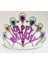 Gümüş Renk Happy Birthday Yazılı Doğum Günü Tacı 60 cm (5047) 1